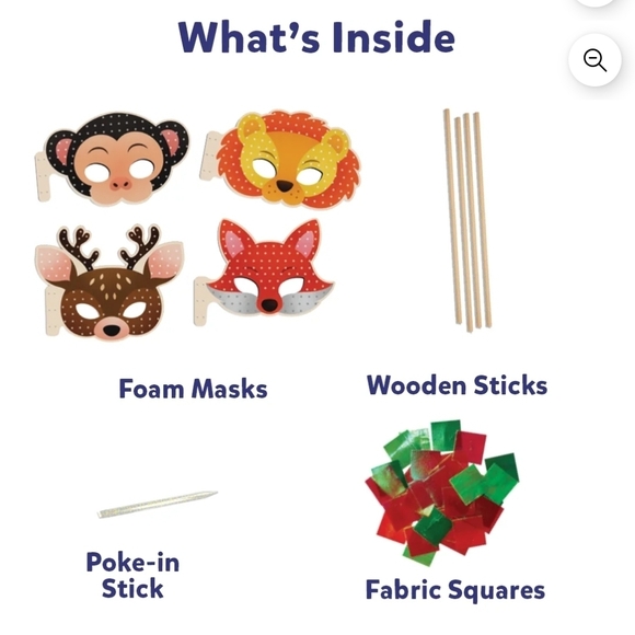 Skillmatics Foil Fun Unicorns and Princesses & Poke In Art Animal Masks - Picture 9 of 14